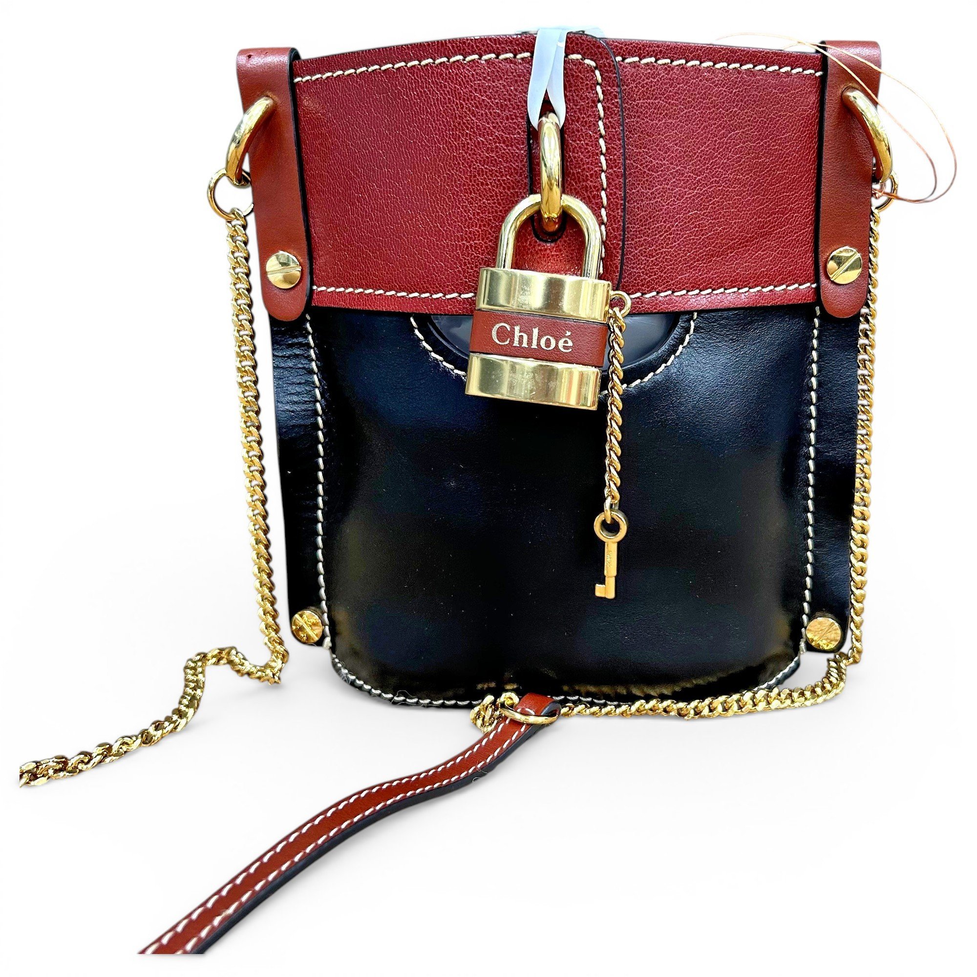 Aby leather handbag