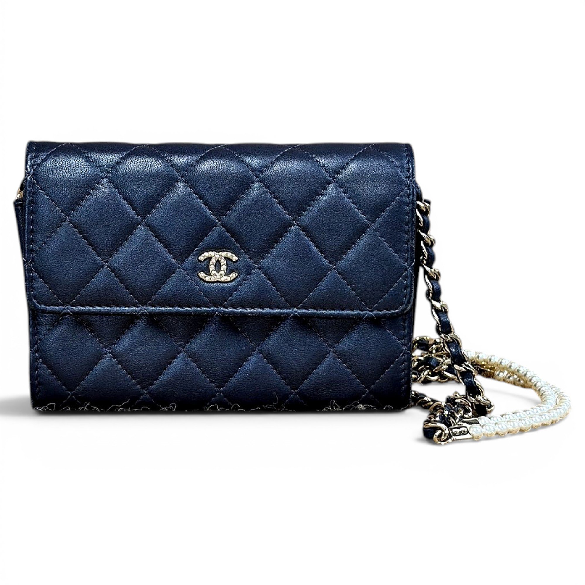 Wallet On Chain Timeless/Classique leather crossbody bag