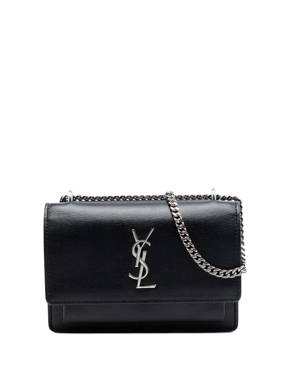 2017 Mini Calfskin Monogram Sunset Wallet on Chain crossbody bag