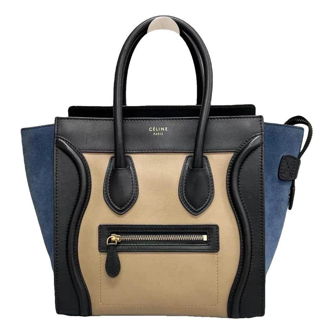 Luggage leather handbag