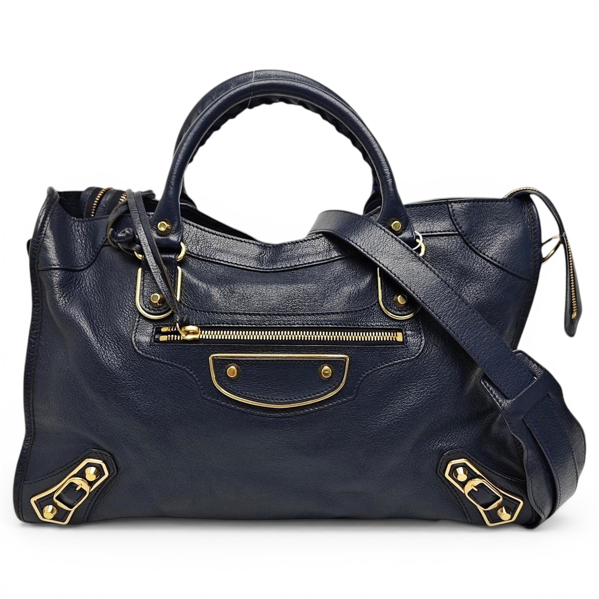 Leather handbag