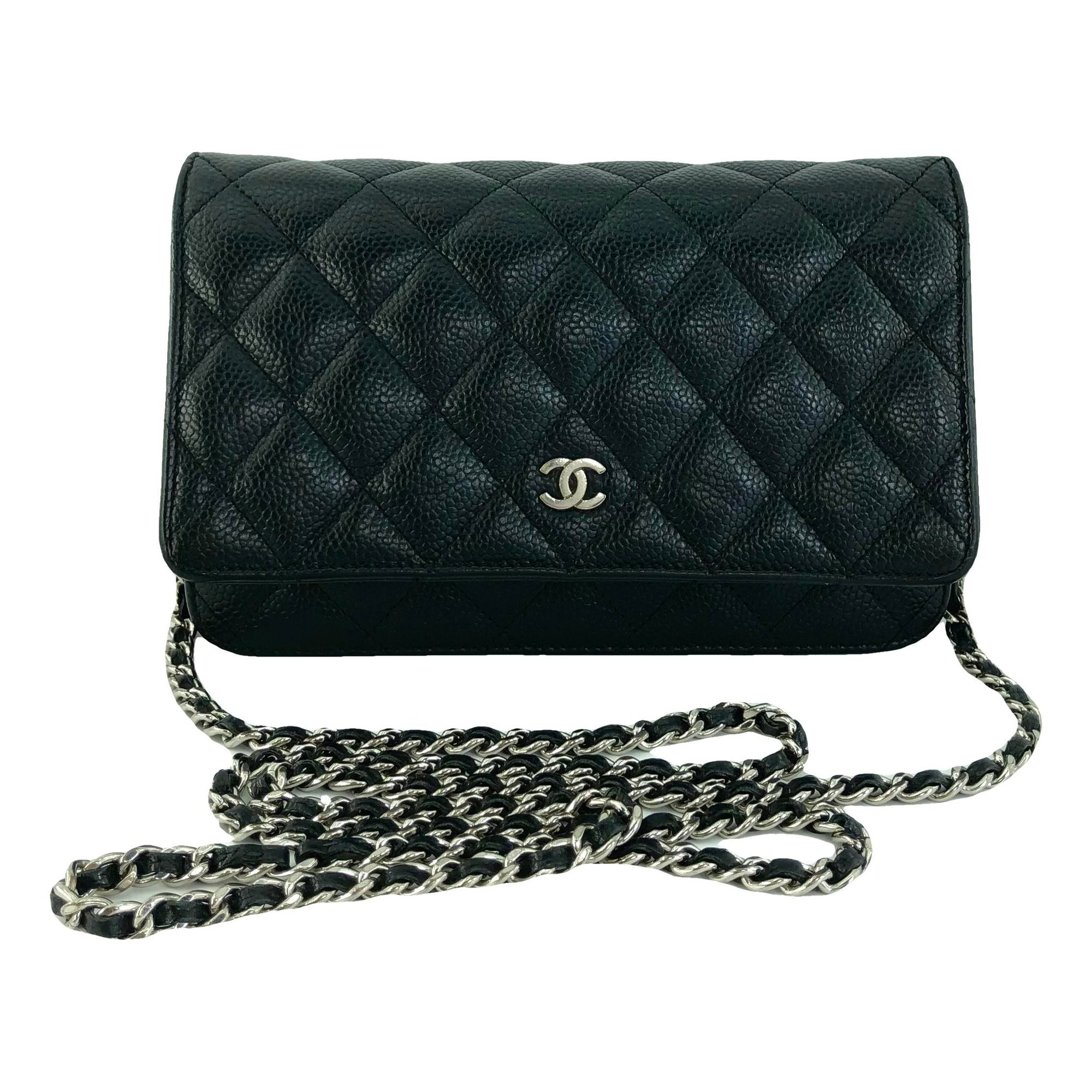 Wallet On Chain Timeless/Classique leather handbag