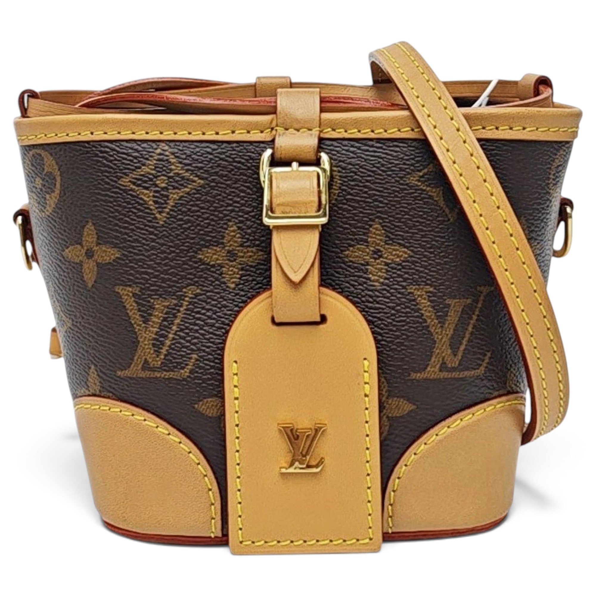 Nano Noé leather handbag