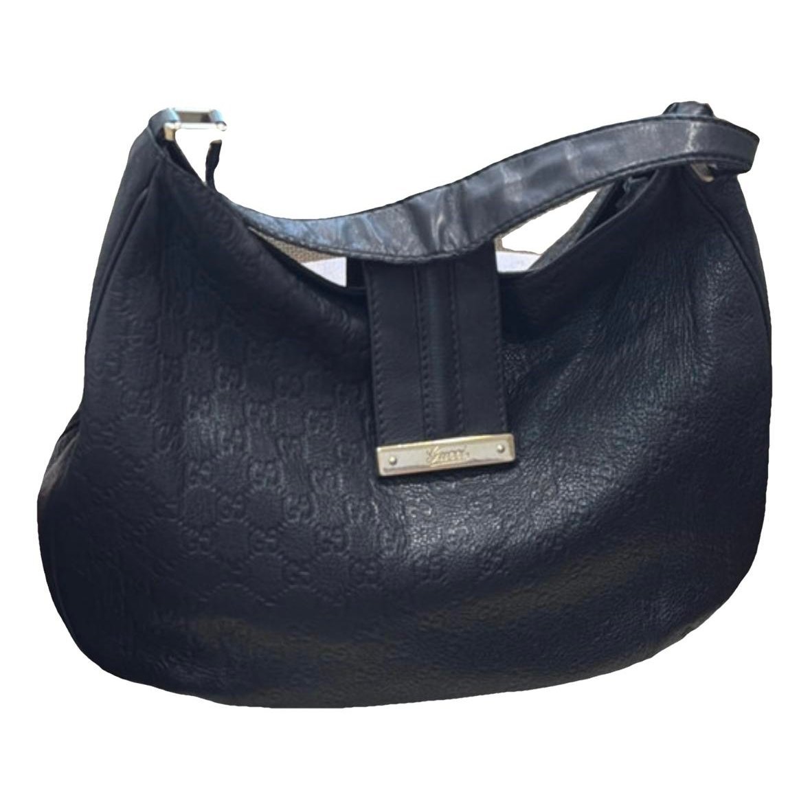 Hobo leather handbag