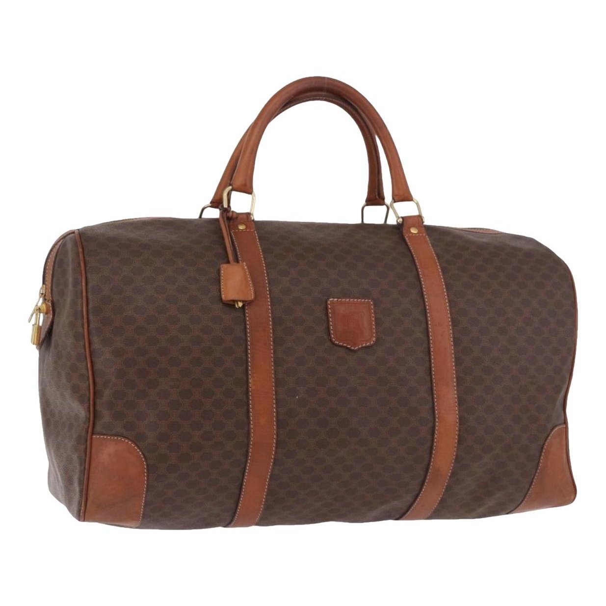 Leather travel bag