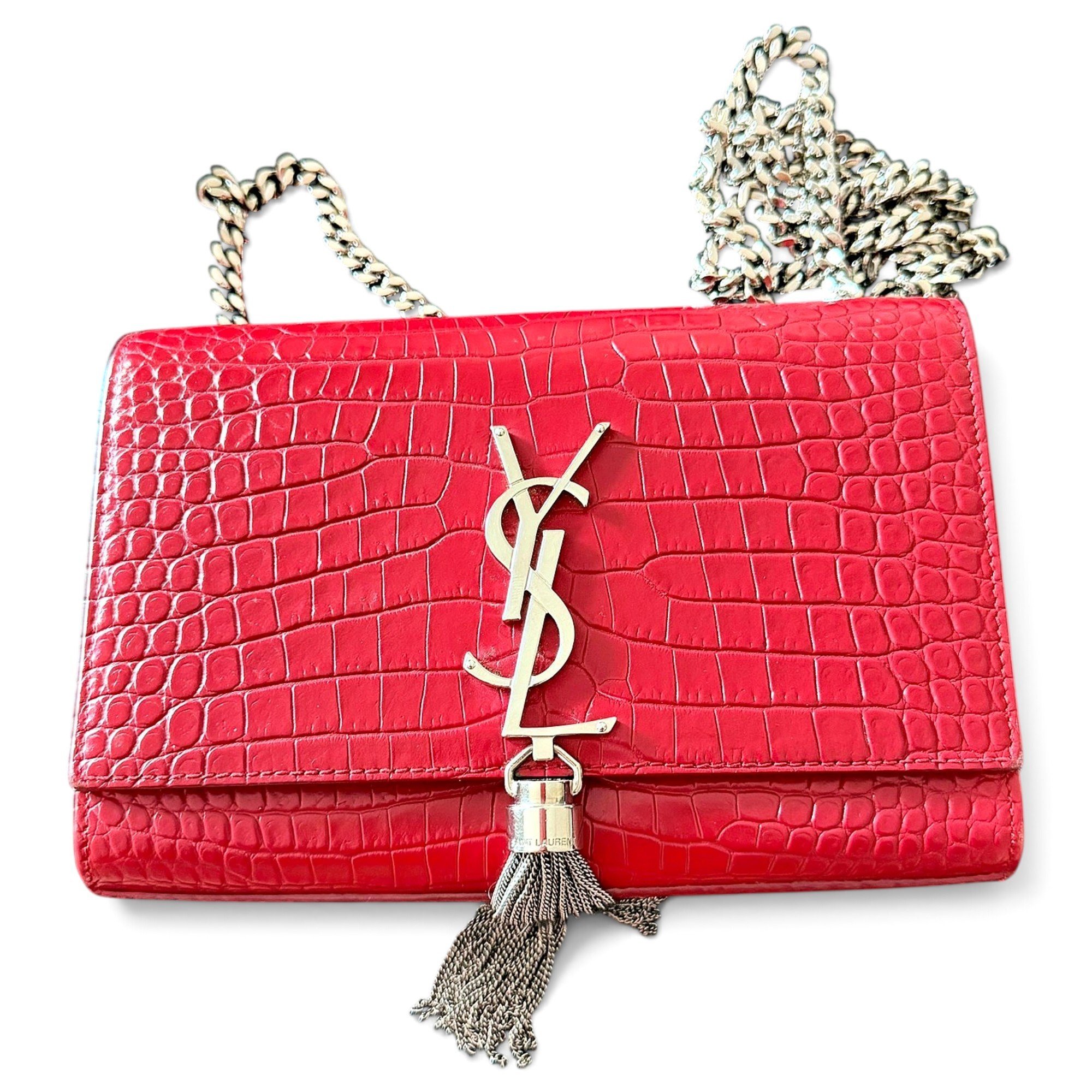 Kate monogramme leather clutch bag