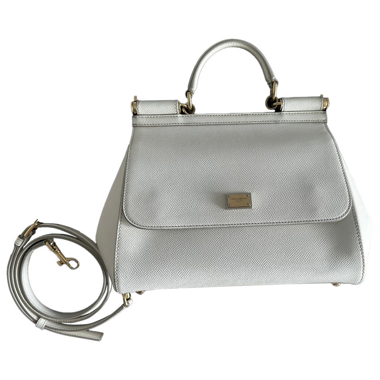Dolce & Gabbana Sicily leather handbag