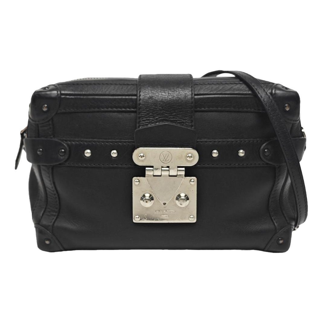 Petite Malle leather handbag