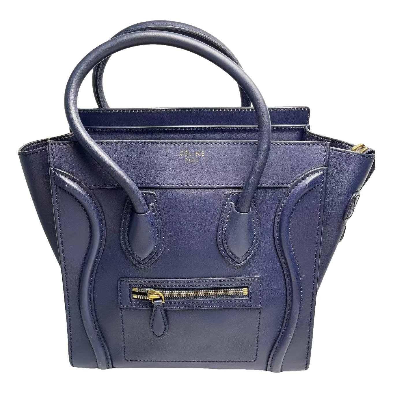 Luggage leather handbag