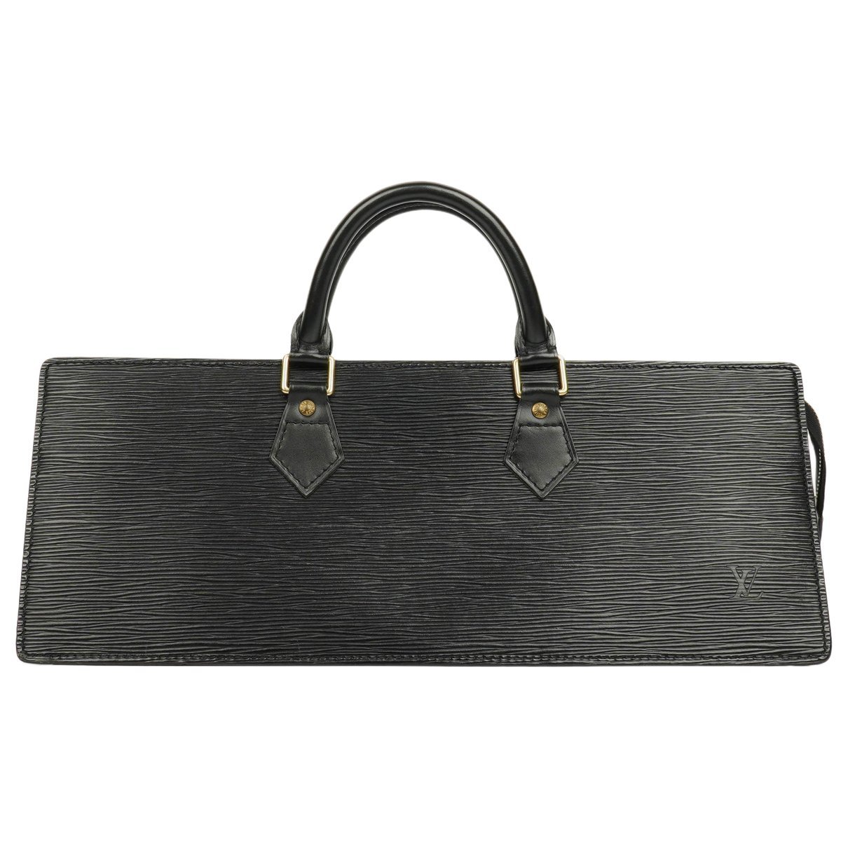 Triangle leather handbag