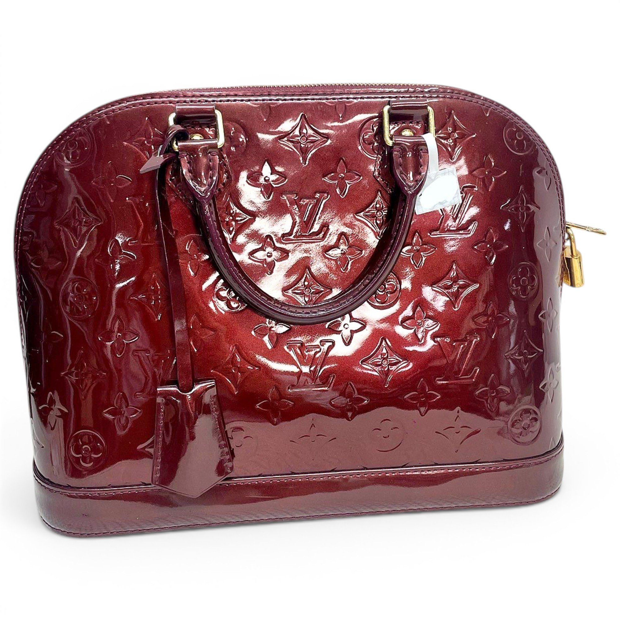 Alma patent leather handbag