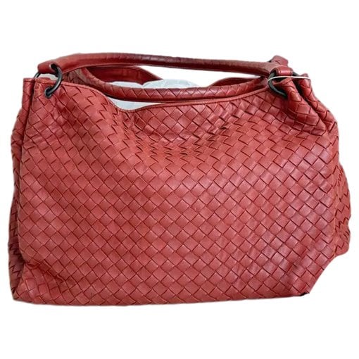 Parachute leather handbag