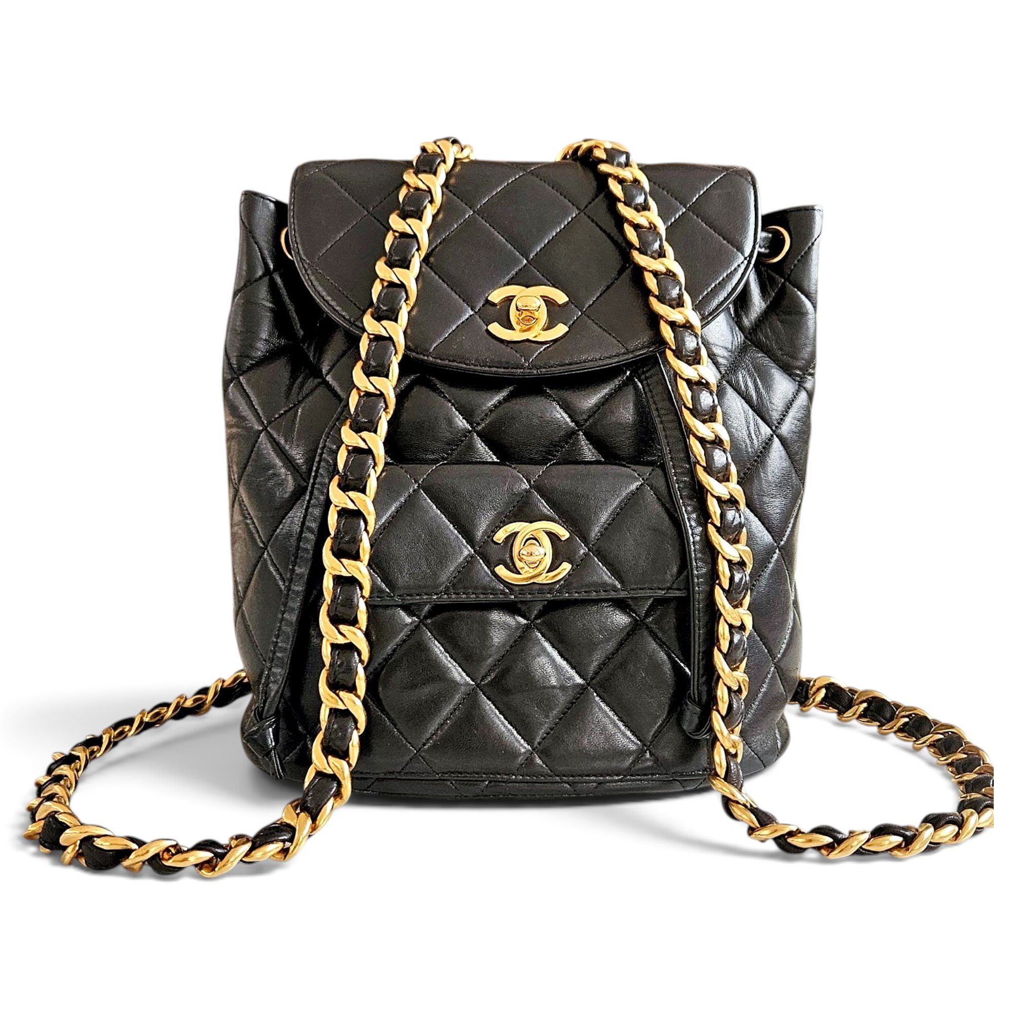 Leather backpack