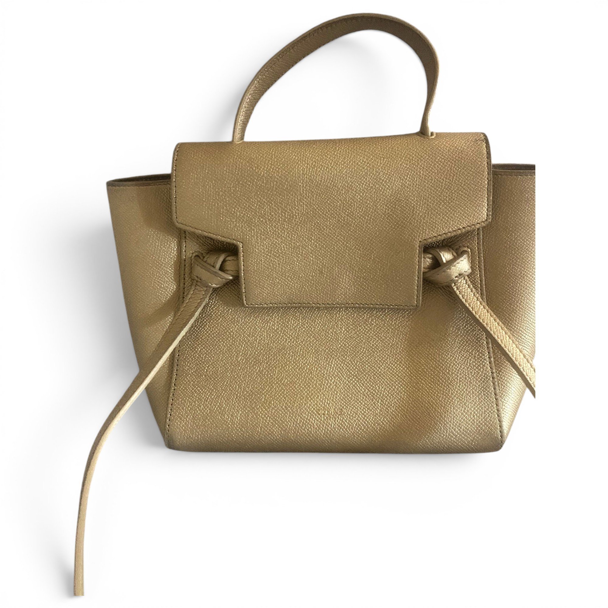 Belt leather handbag