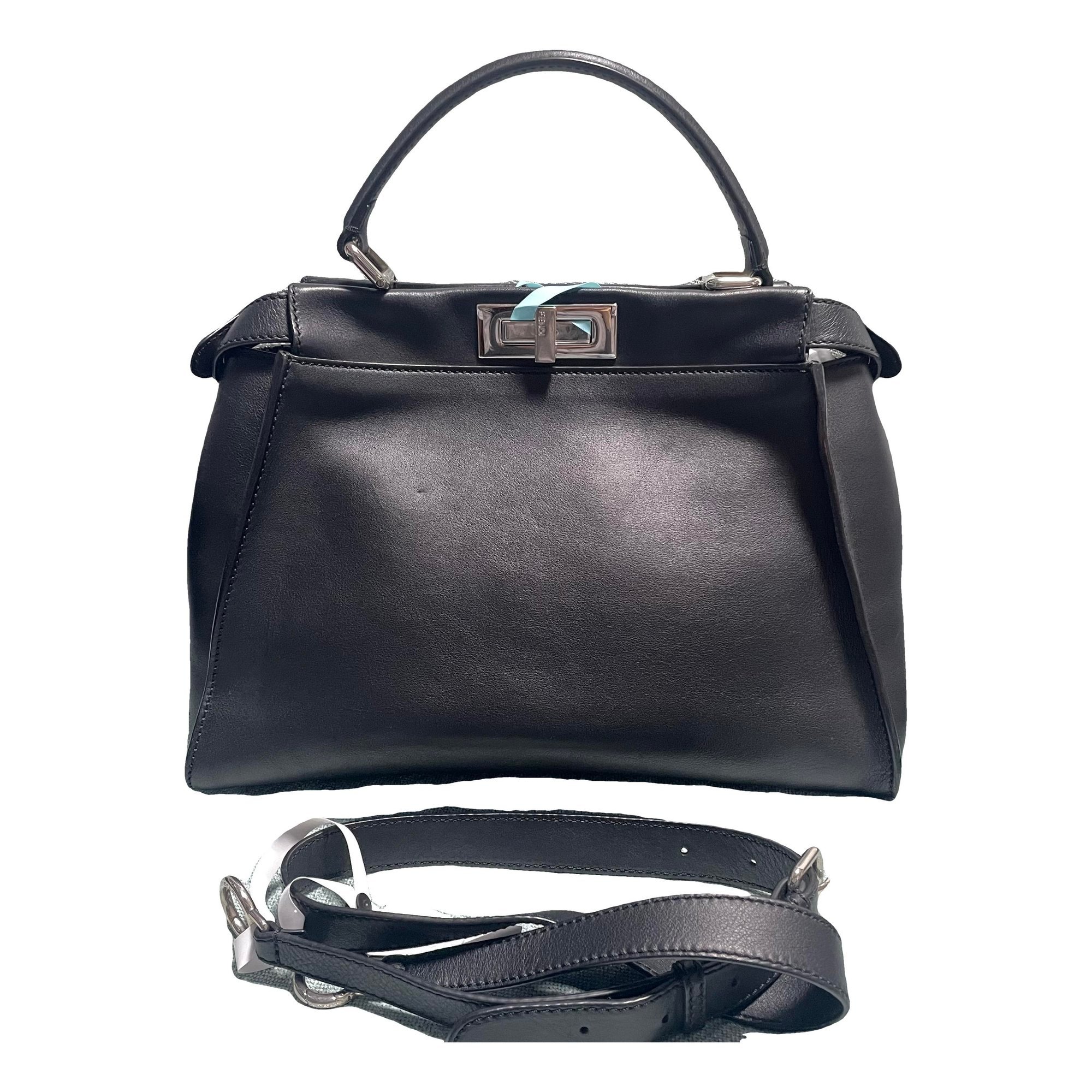 Peekaboo leather handbag