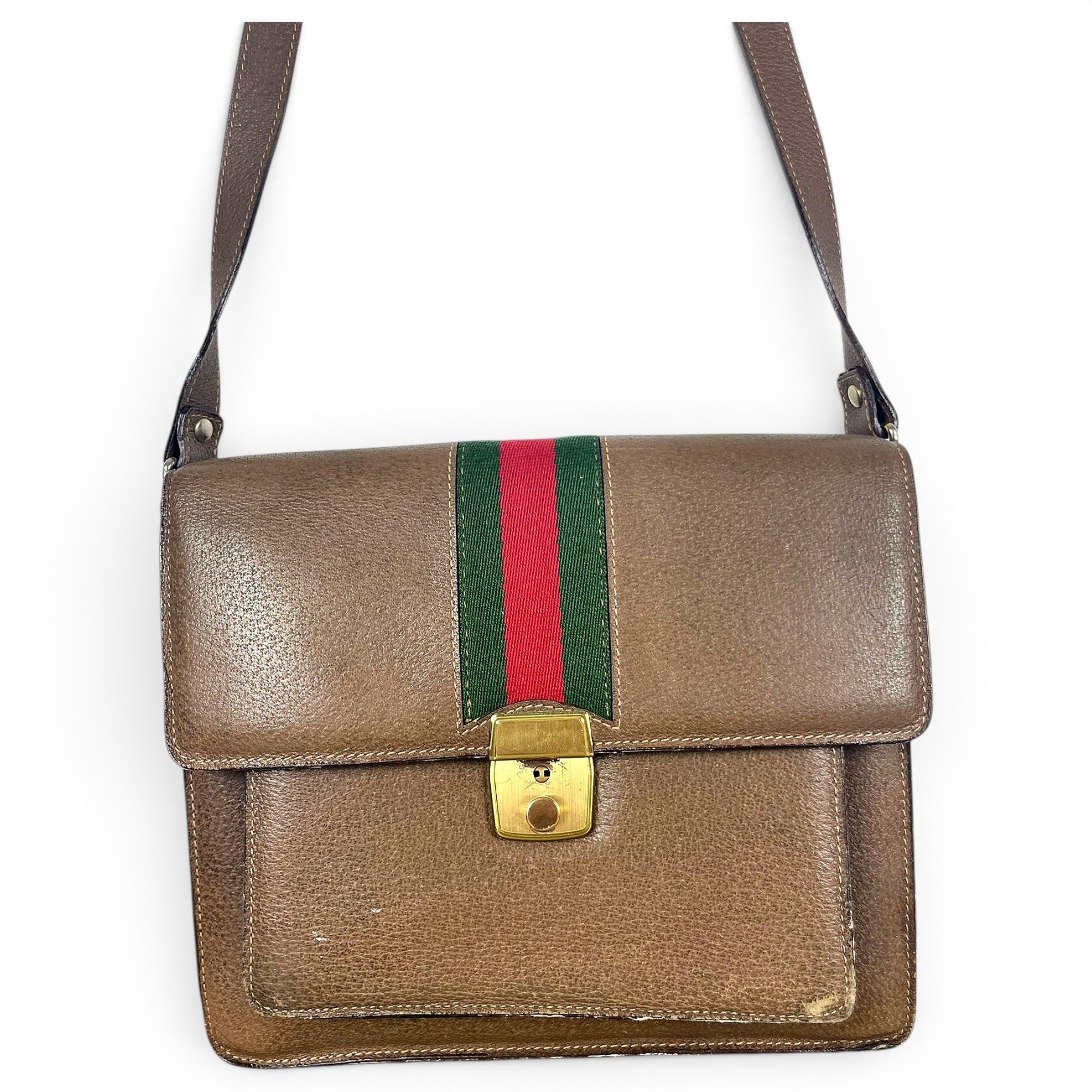 Ophidia leather crossbody bag