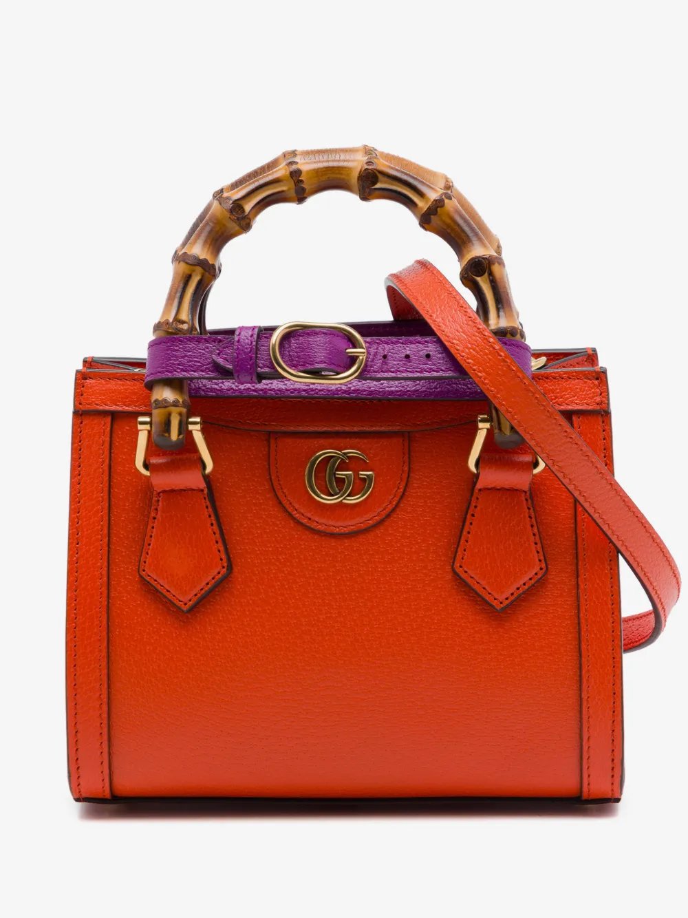 2021-2026 Small Calfskin Bamboo Diana satchel