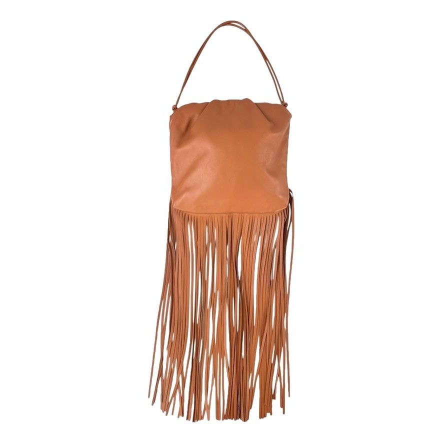 Fringe Pouch leather handbag