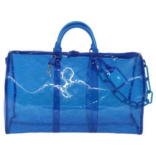 Keepall leather travel bag