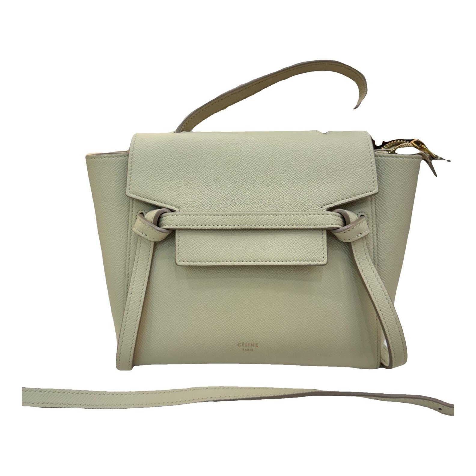 Belt leather handbag