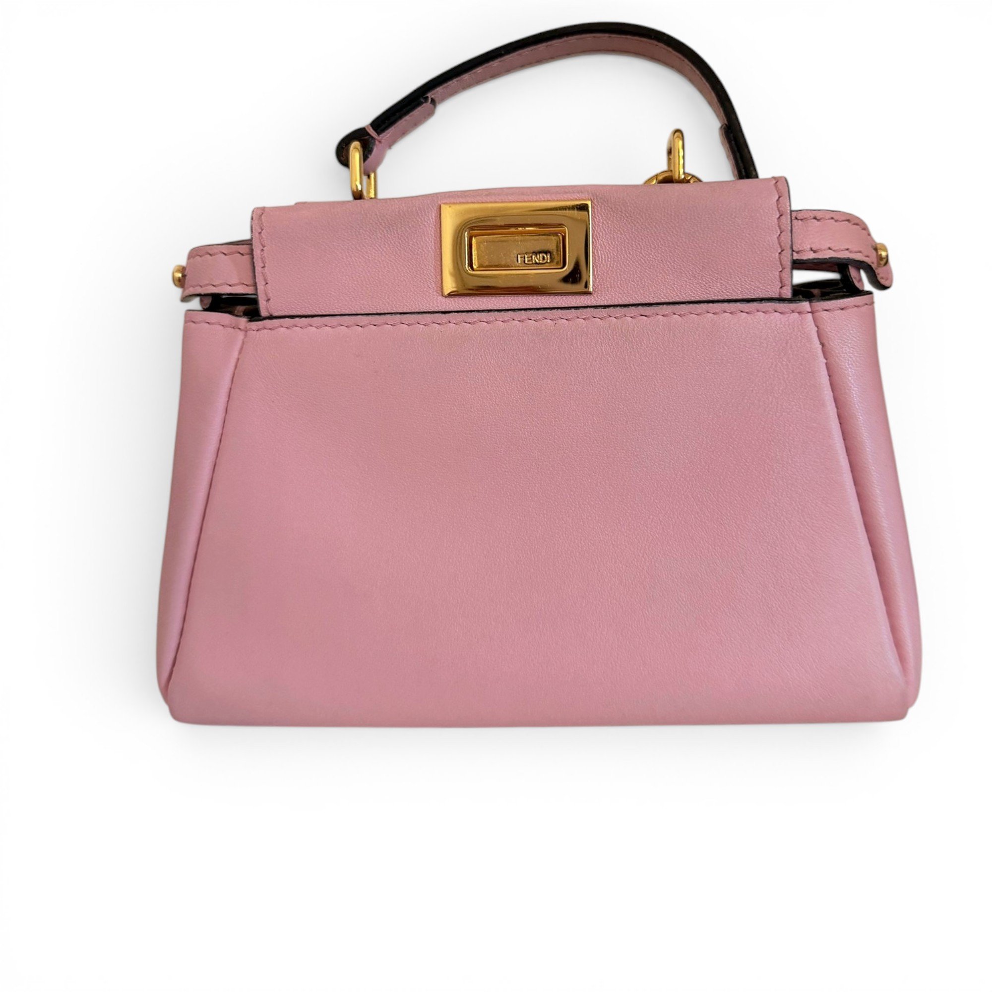 Peekaboo leather handbag