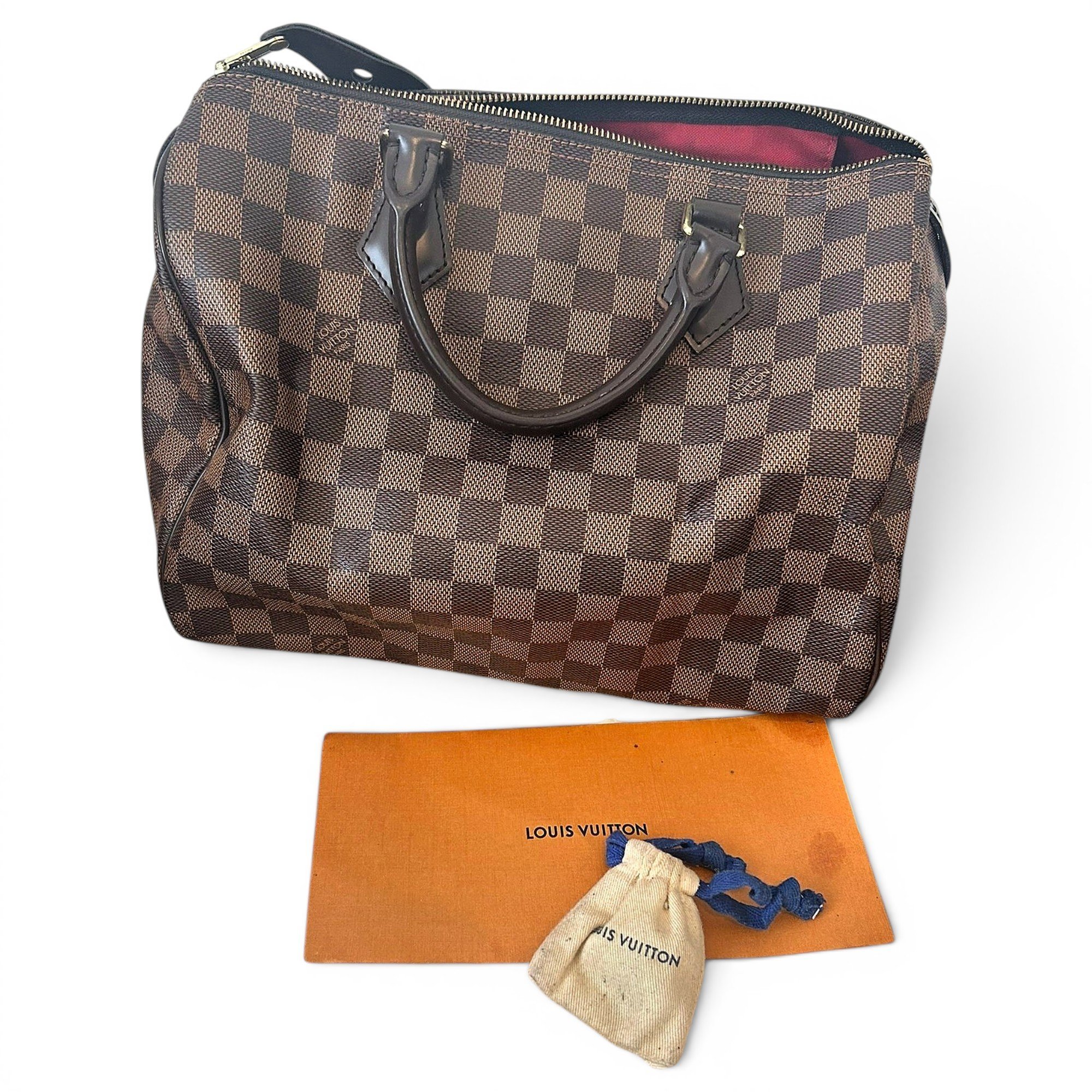 Speedy leather handbag