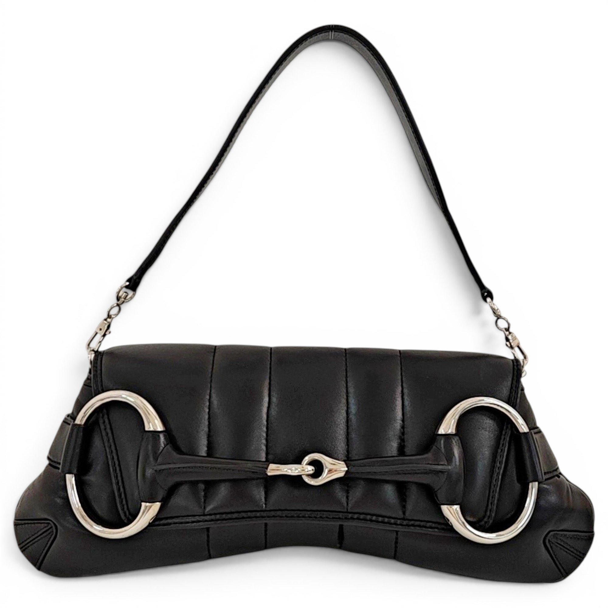Horsebit Chain leather handbag