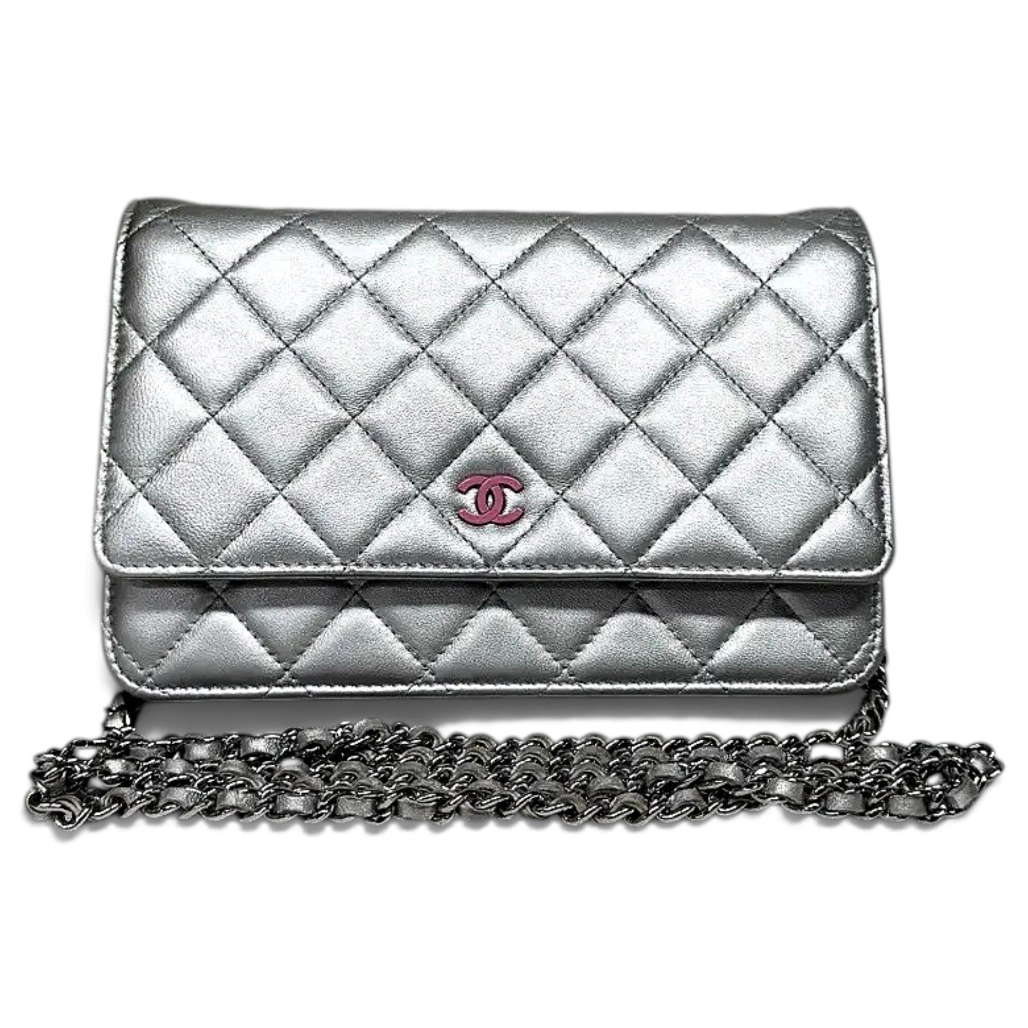 Wallet On Chain Timeless/Classique leather handbag