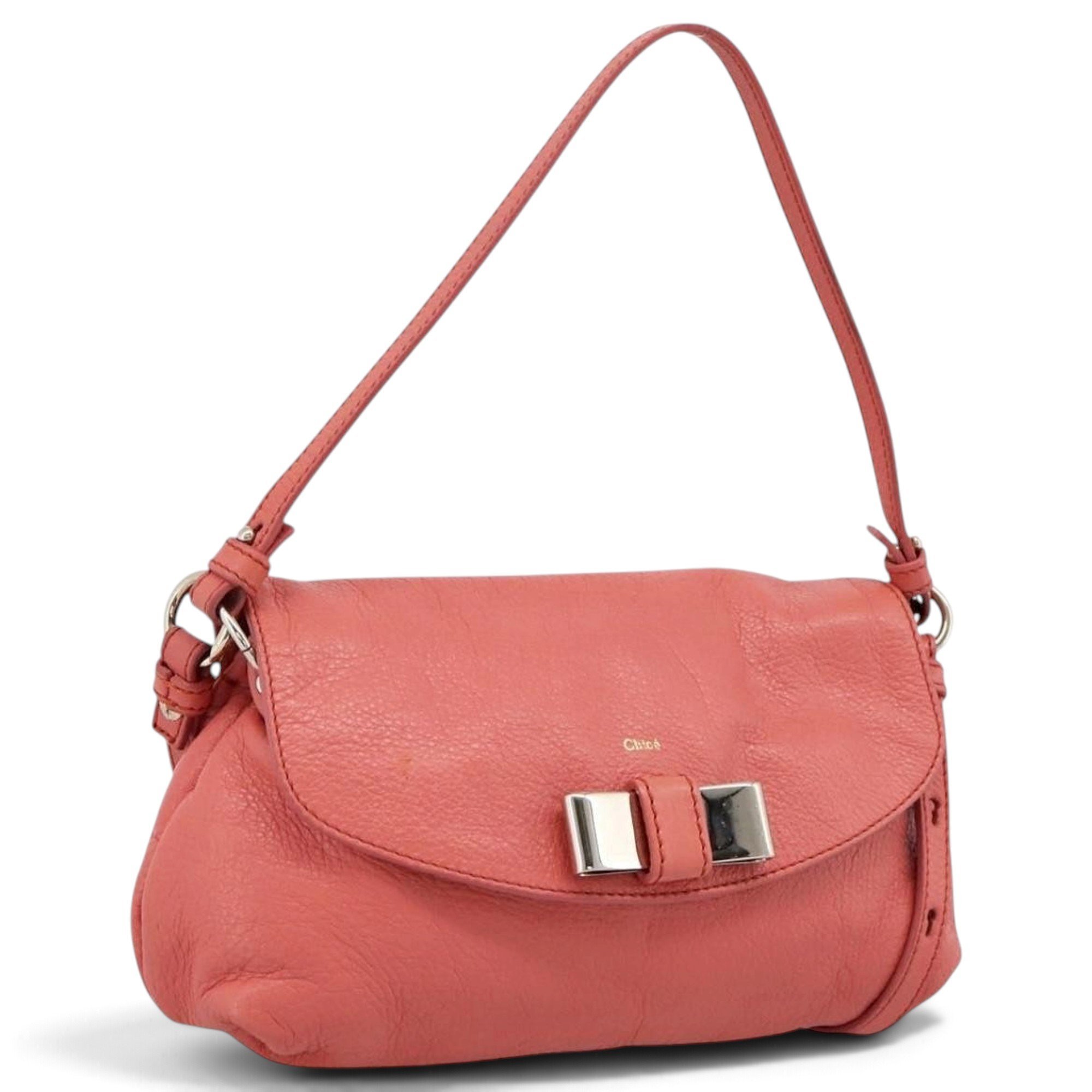 C leather handbag