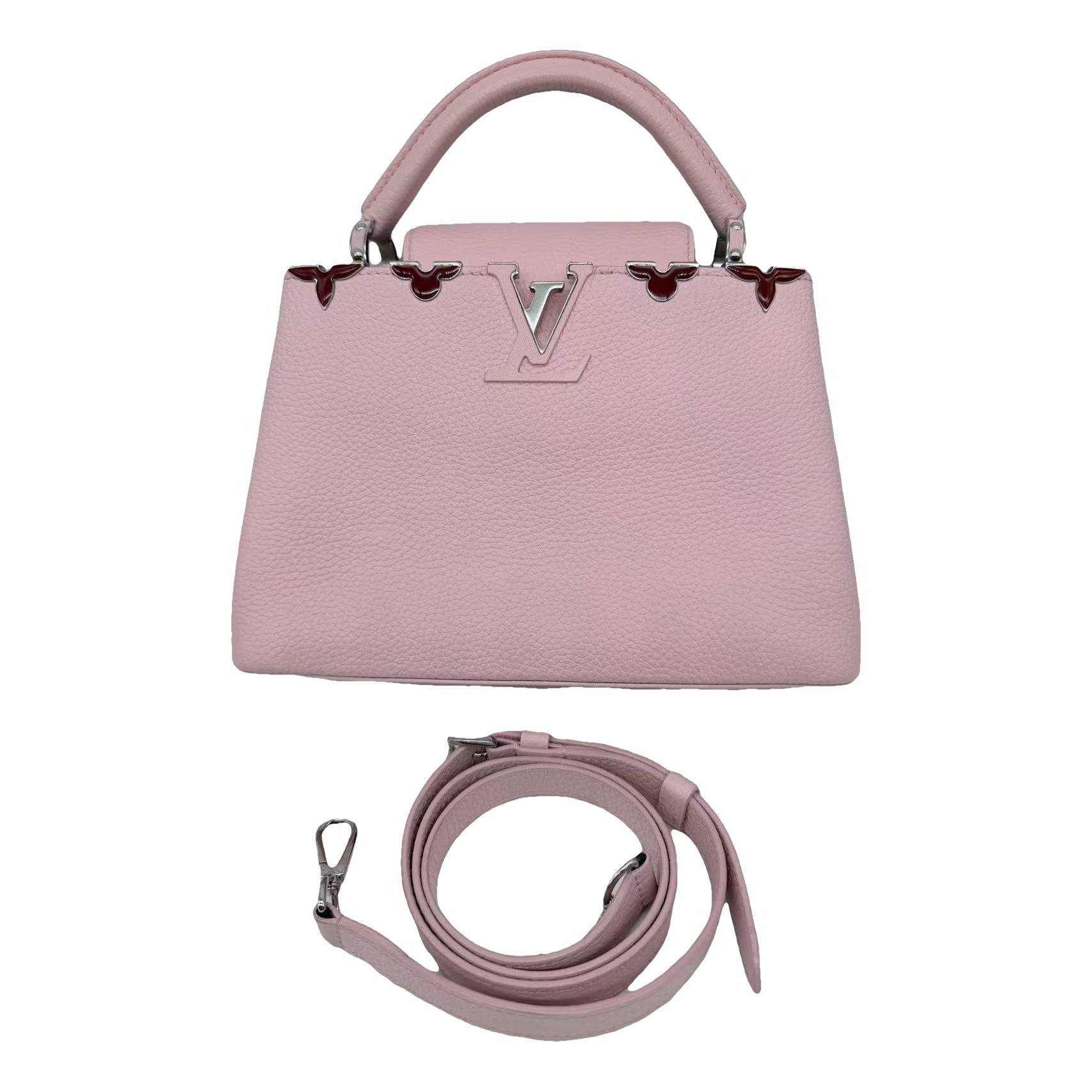Capucines leather handbag
