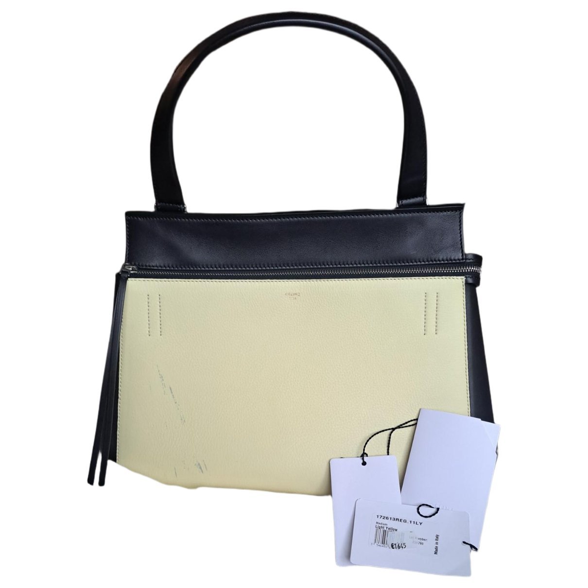 Edge leather handbag