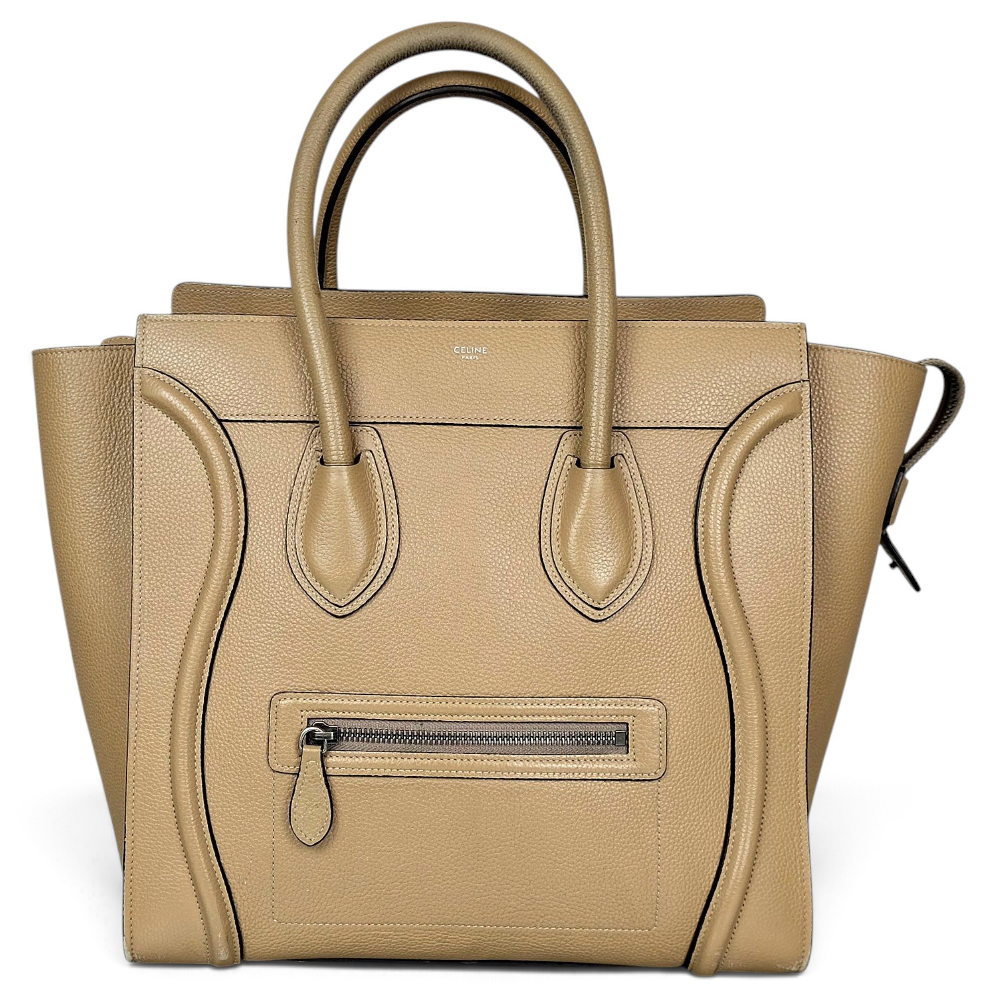 Luggage leather tote