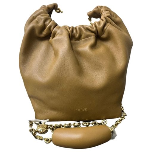 Squeeze leather handbag