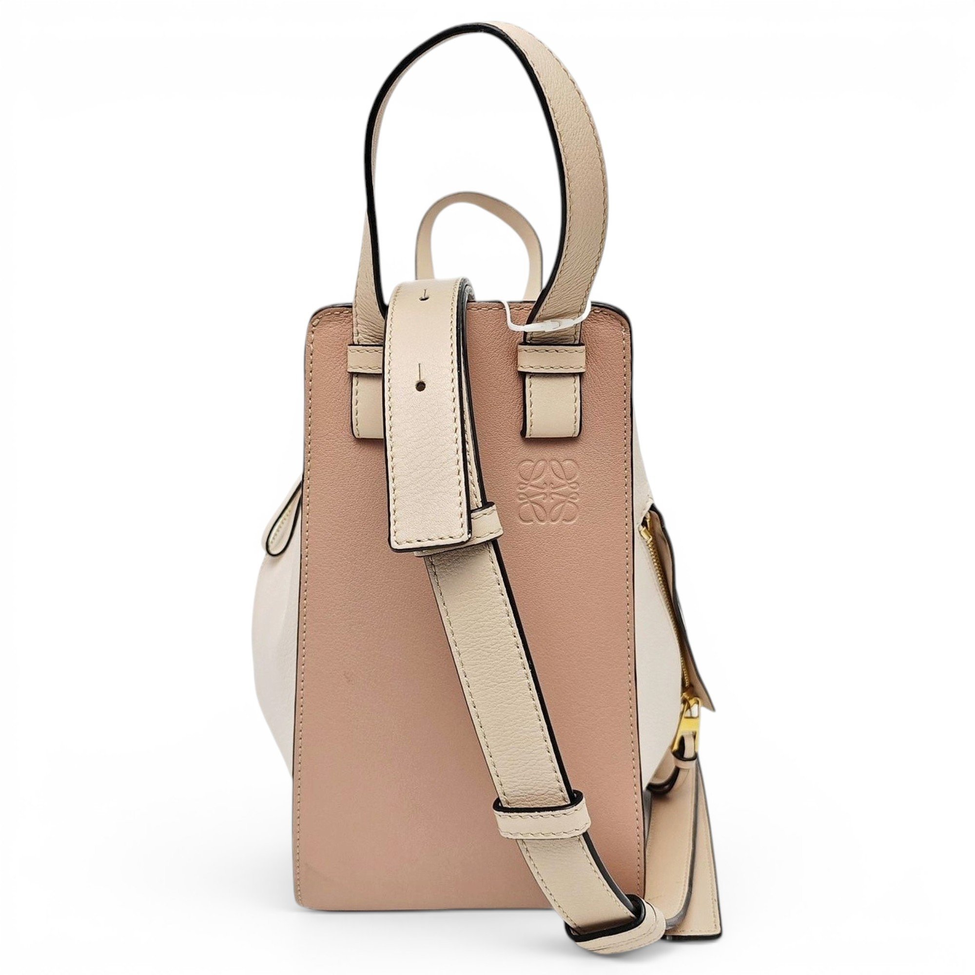 Hammock leather handbag