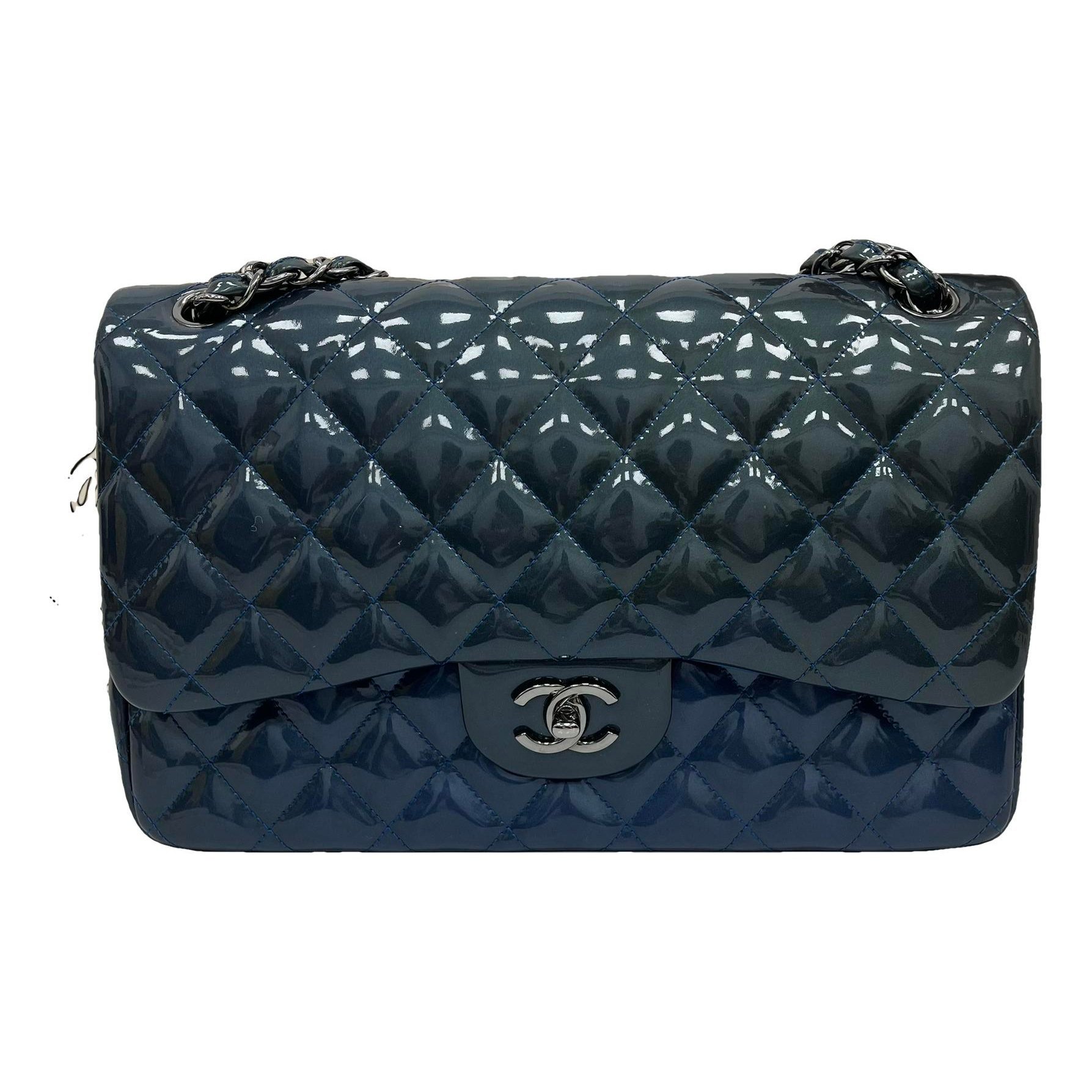 Timeless/Classique patent leather handbag