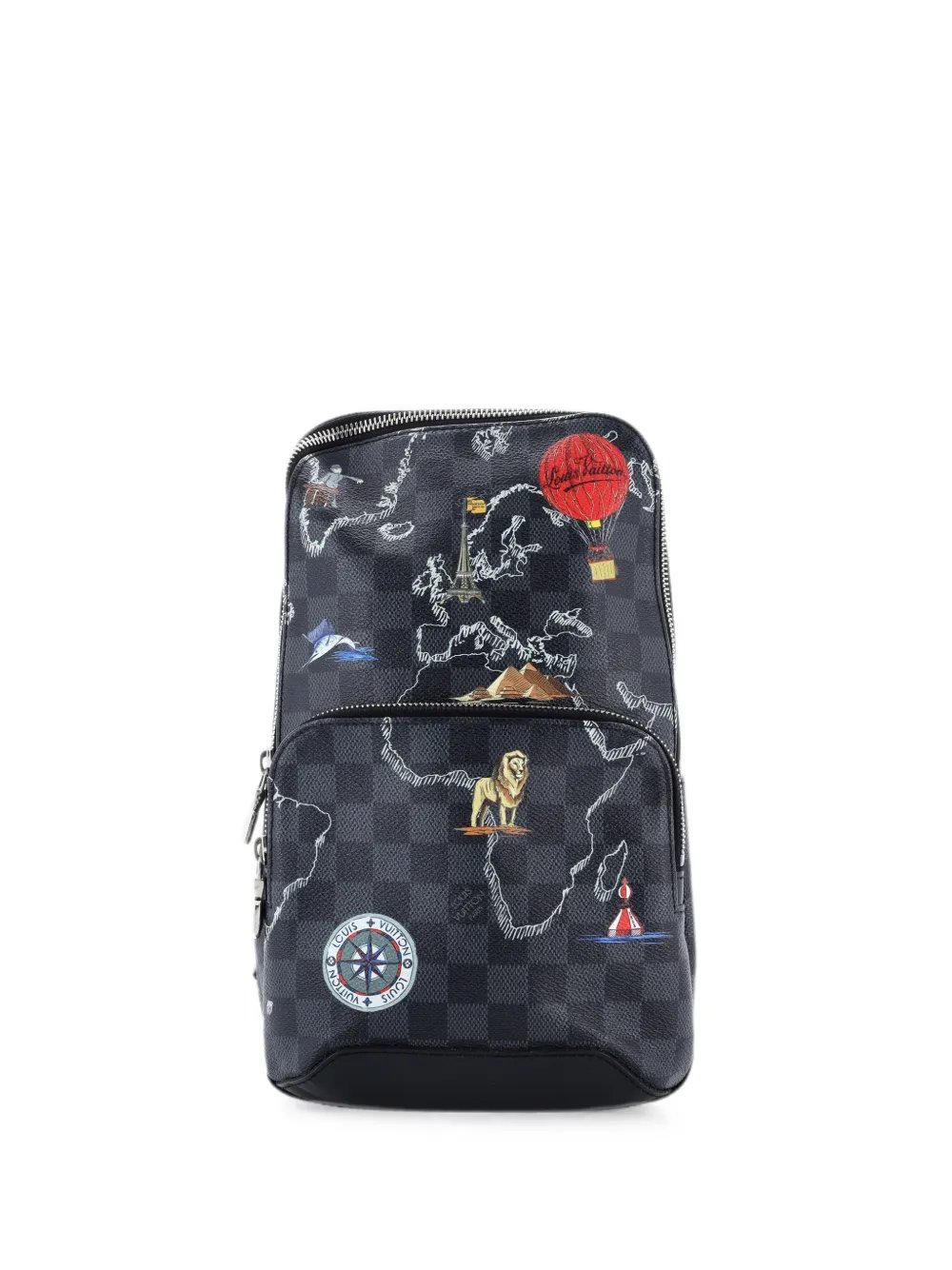 Avenue Sling Bag Limited Edition Renaissance Map Damier Graphite crossbody bag