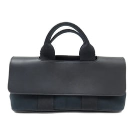 Hermes Valparaiso Pm Handbag Black Leather 1379