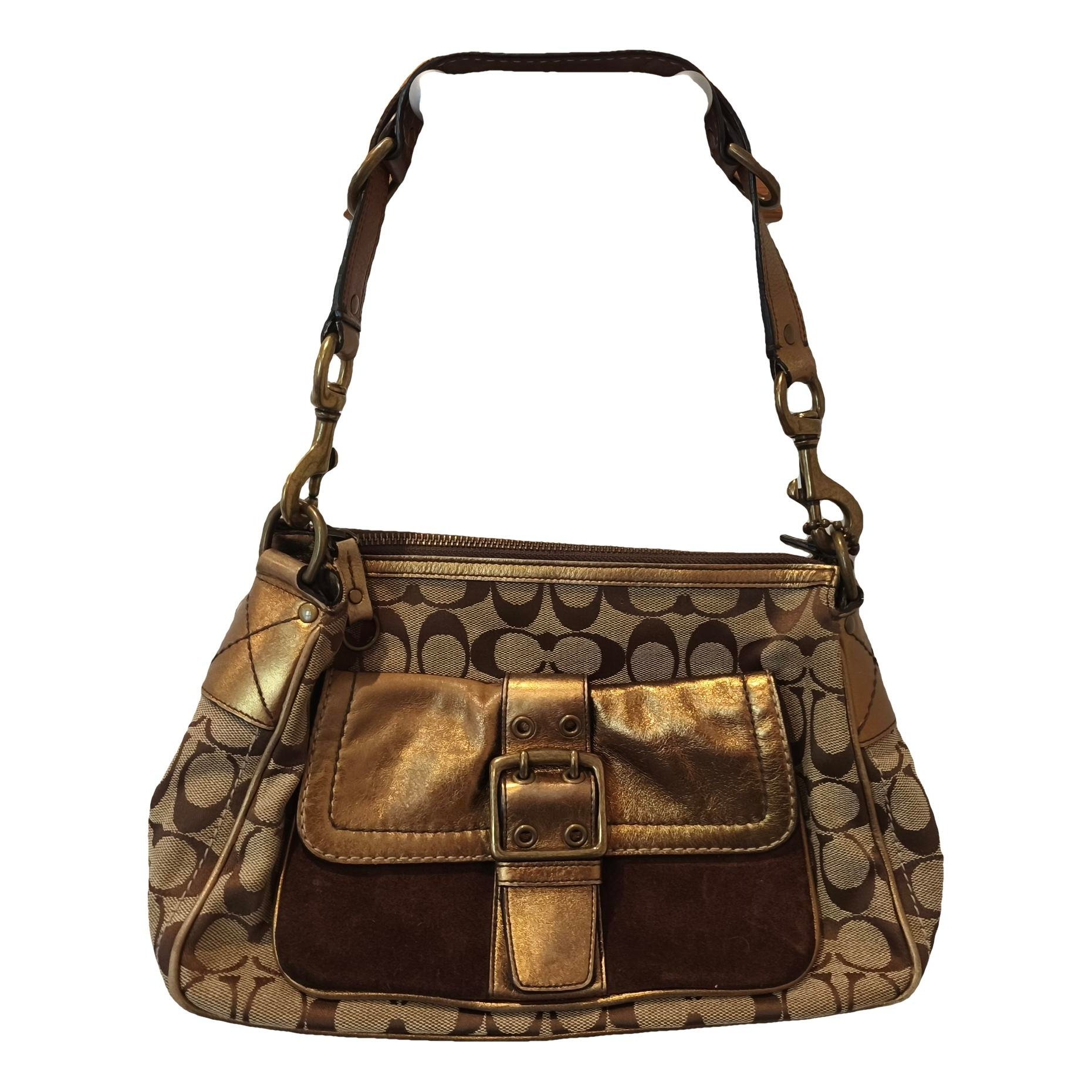 Signature Sufflette leather handbag