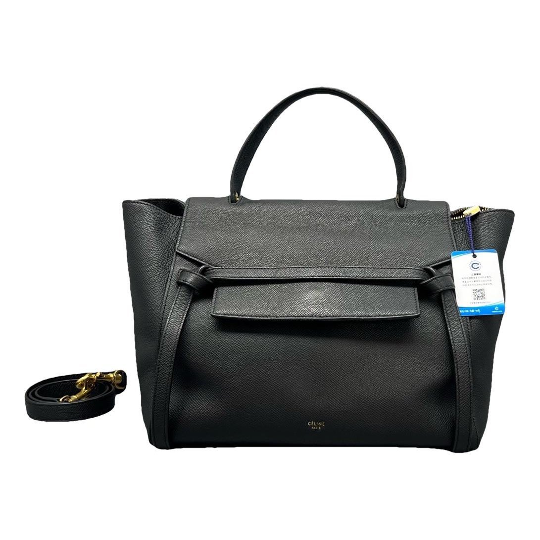 Belt leather handbag
