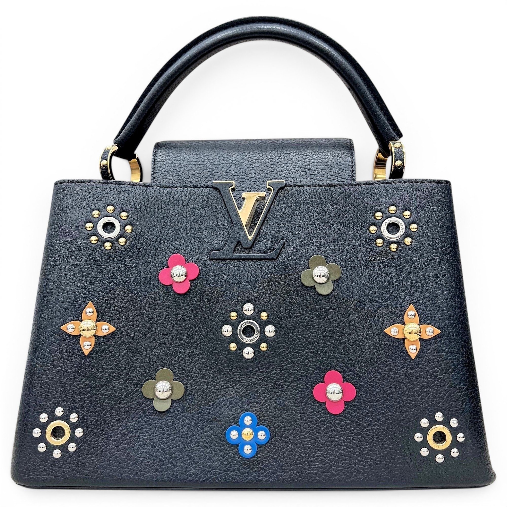 Capucines leather handbag