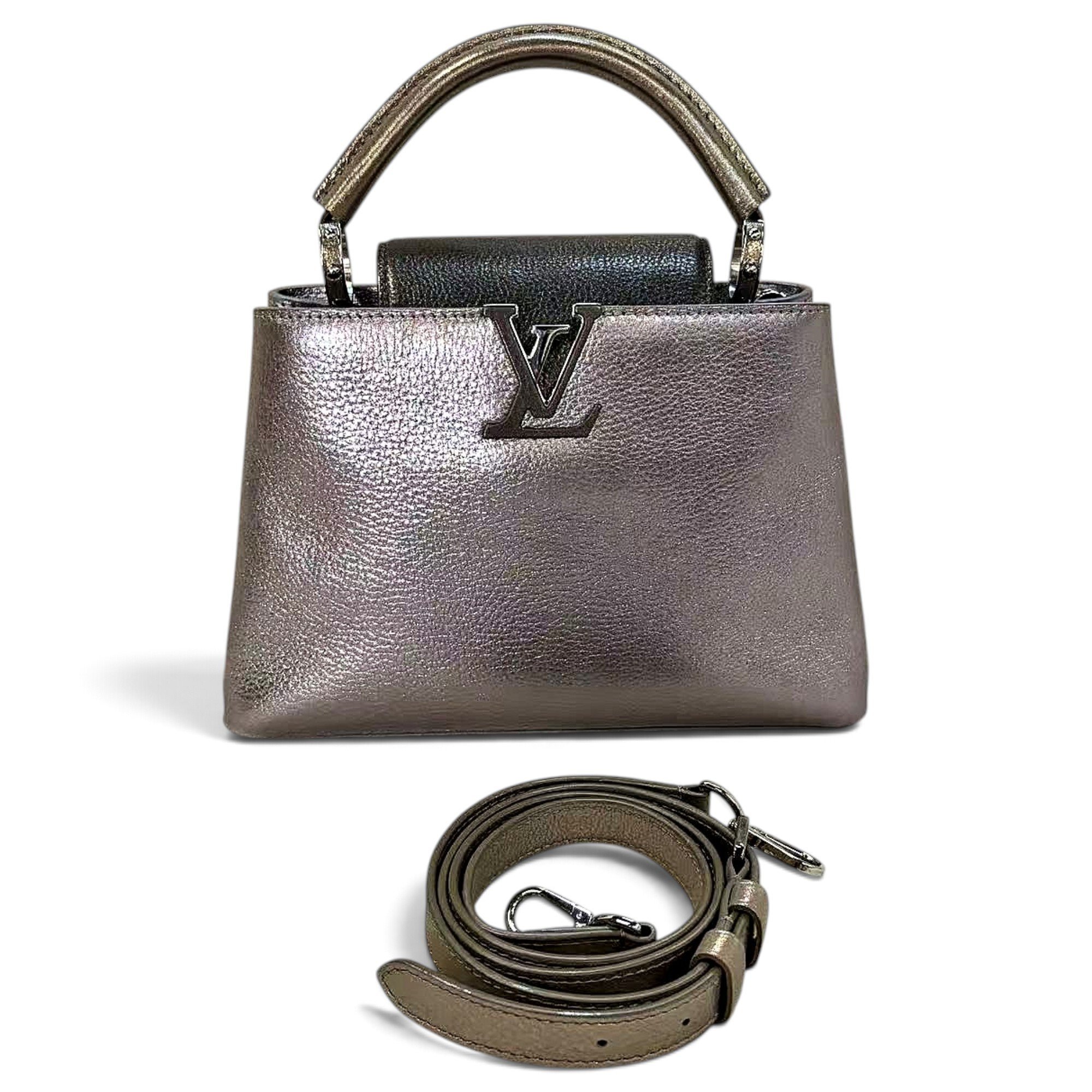 Capucines leather handbag