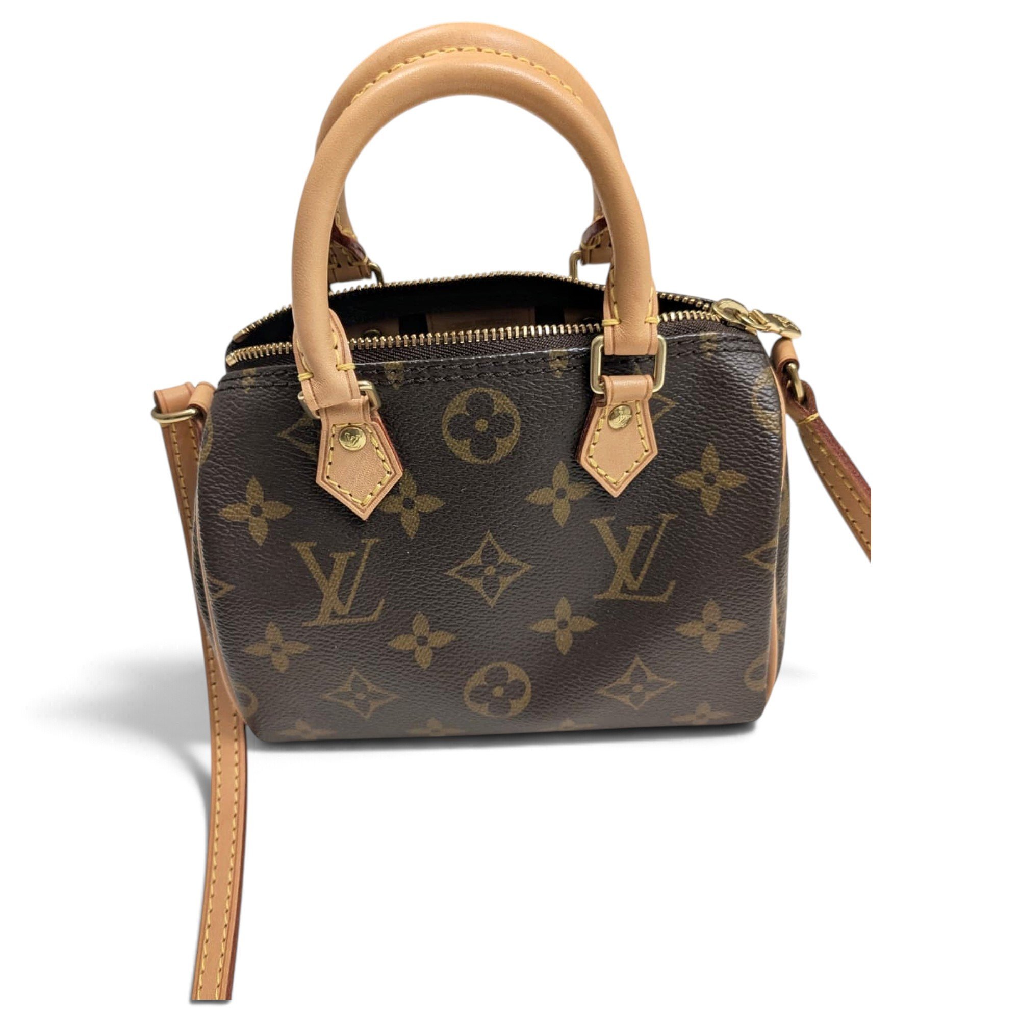 Louis Vuitton Nano Speedy / Mini HL leather handbag