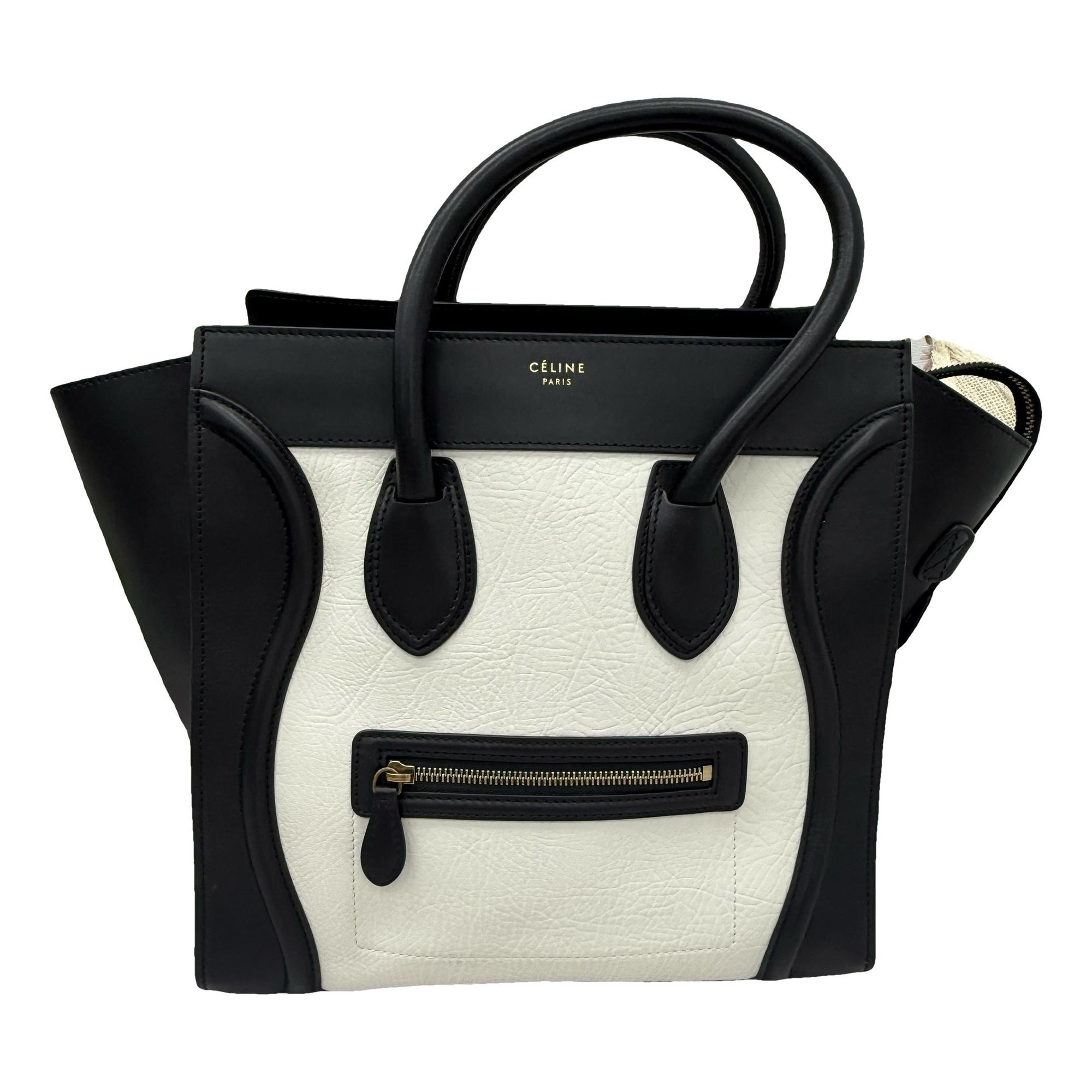 Luggage leather handbag