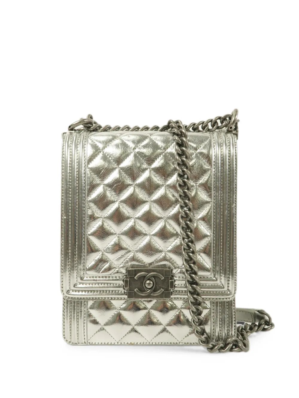 quilted North South Boy shoulder bag