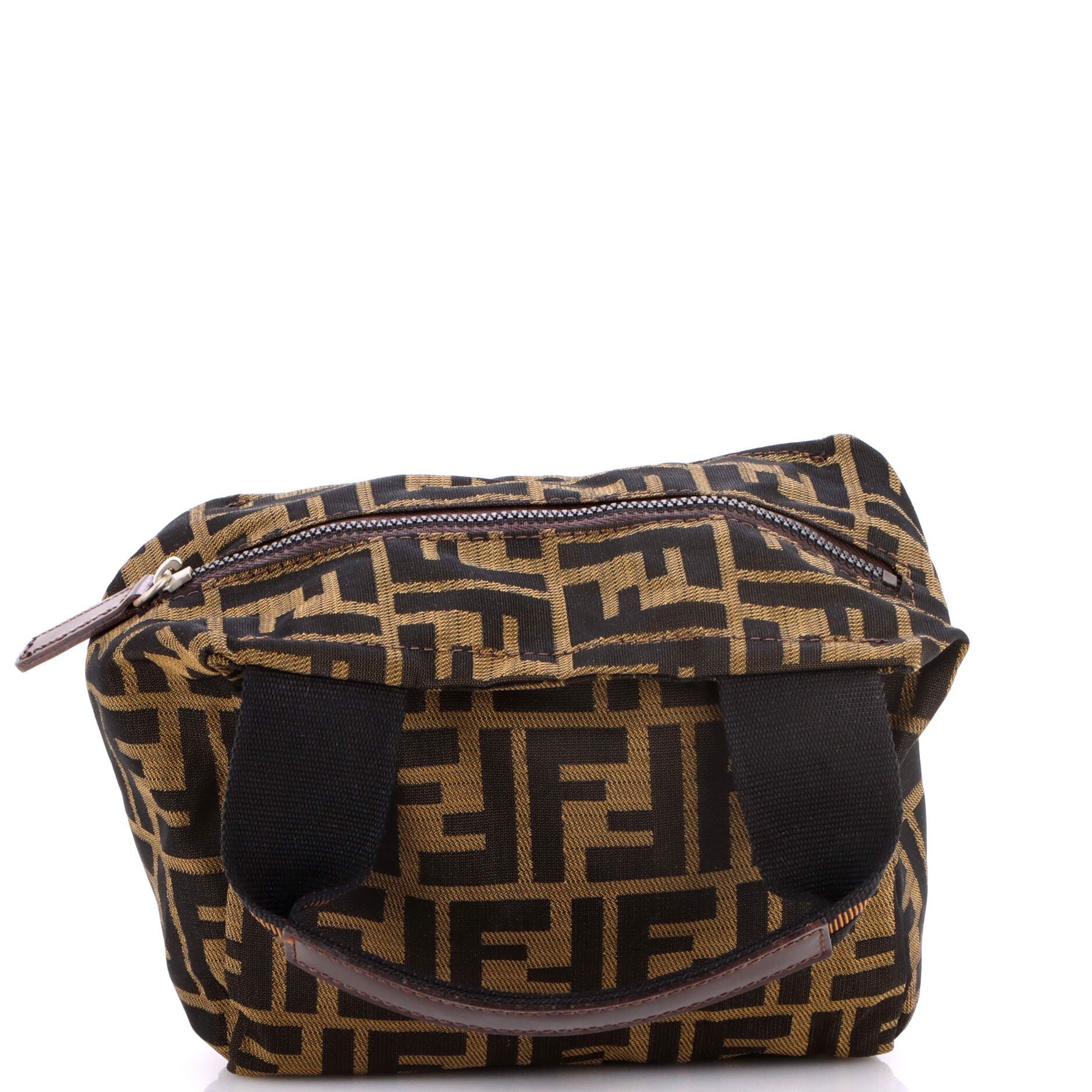 Vintage 1925 Cosmetic Tote Zucca Canvas Mini