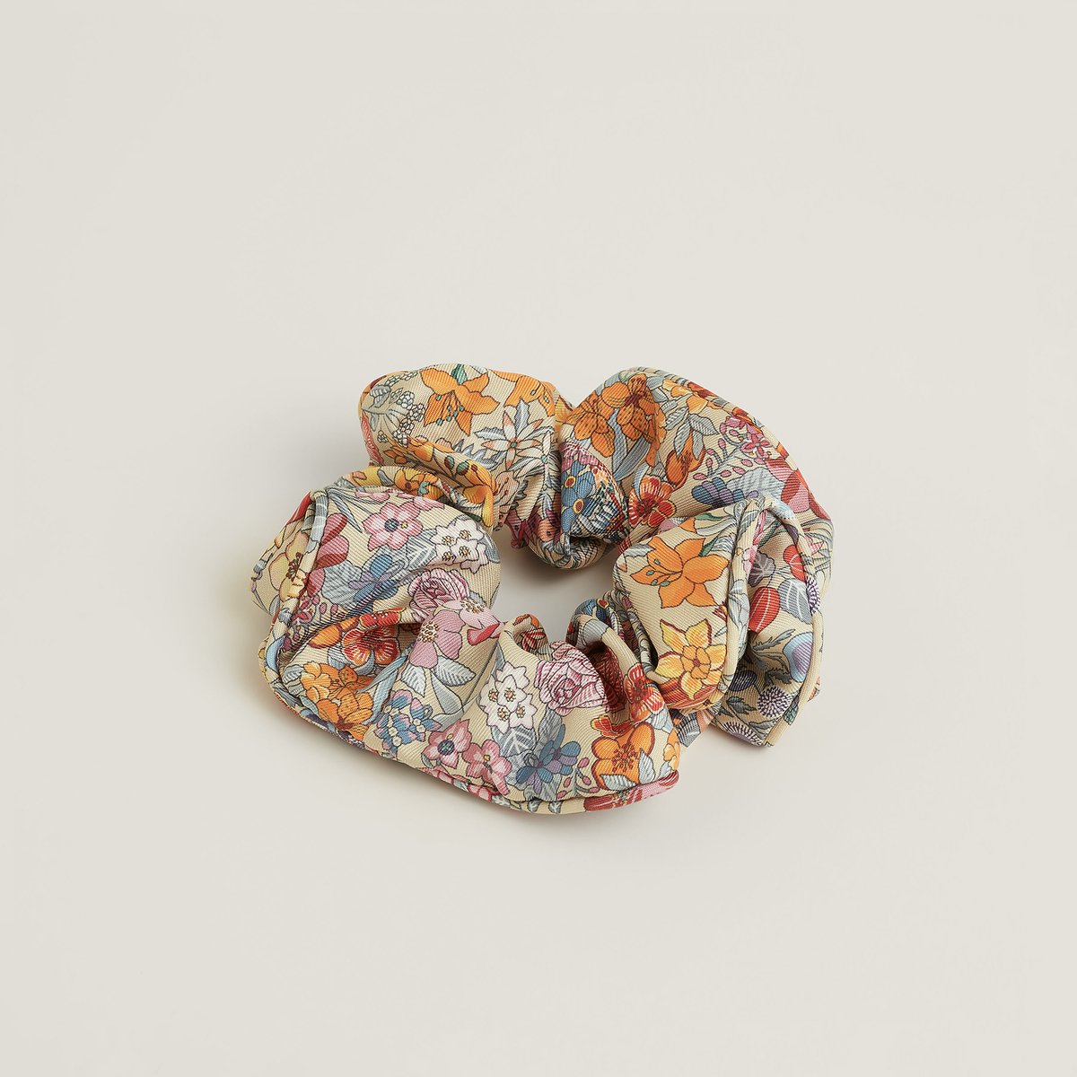 Hermès Claudia Bloom XL scrunchie Navy | BagUSeek display picture 3