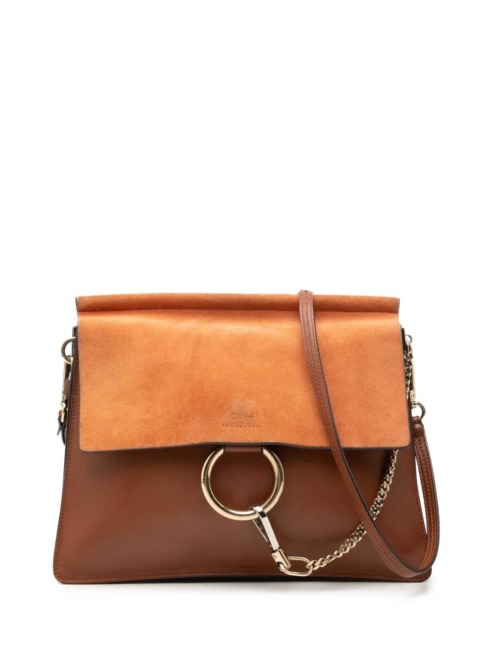 2016 Medium Calfskin and Suede Faye crossbody bag