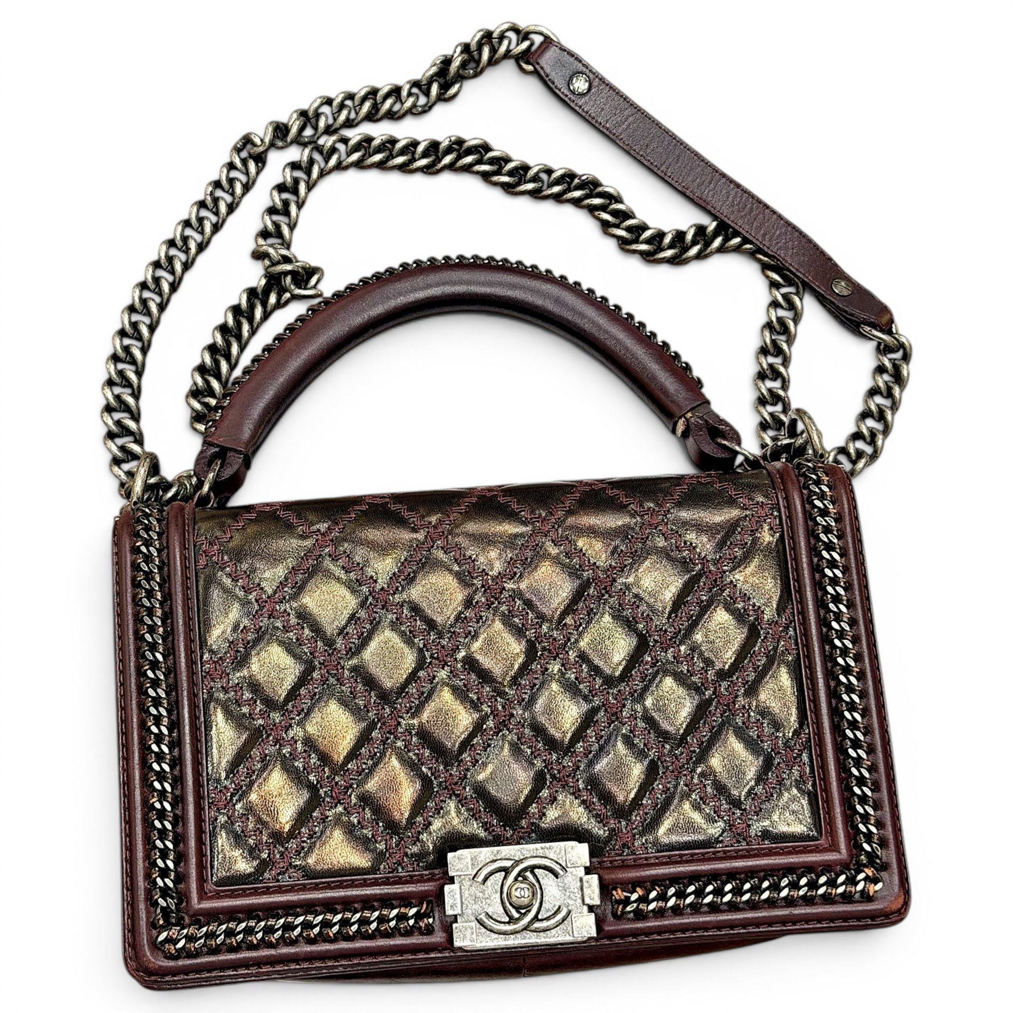 Boy leather handbag