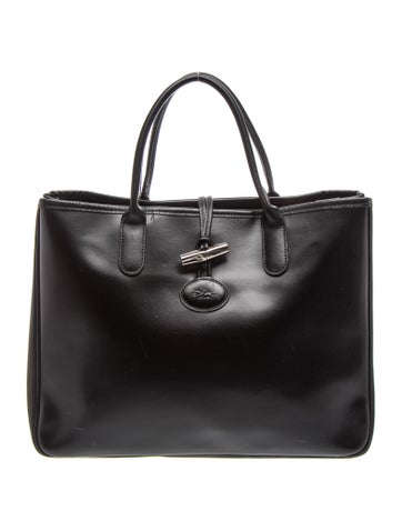Leather Top Handle Bag