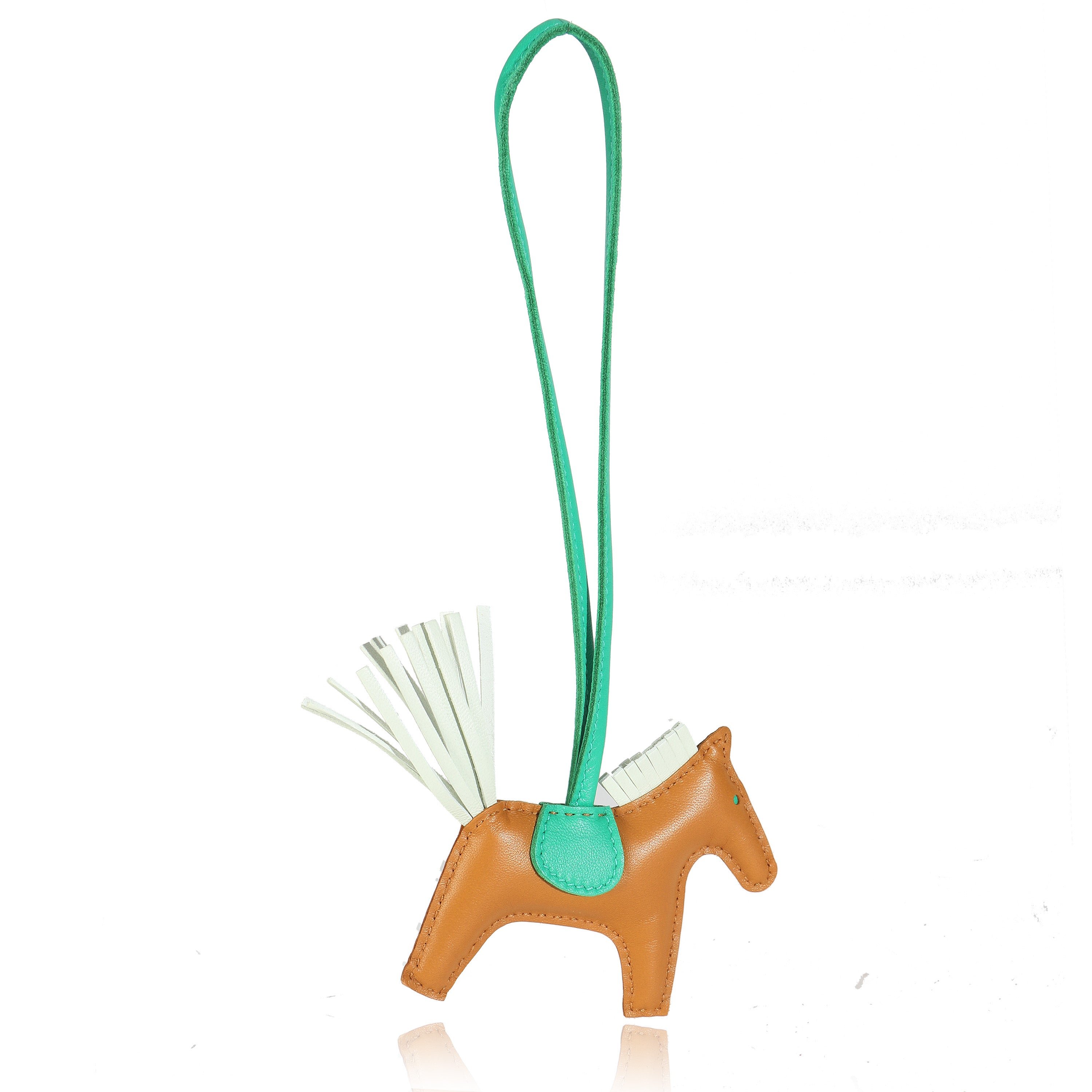 Hermes Sesame Vert Fizz Menthe Milo Lambskin Grigri Rodeo PM